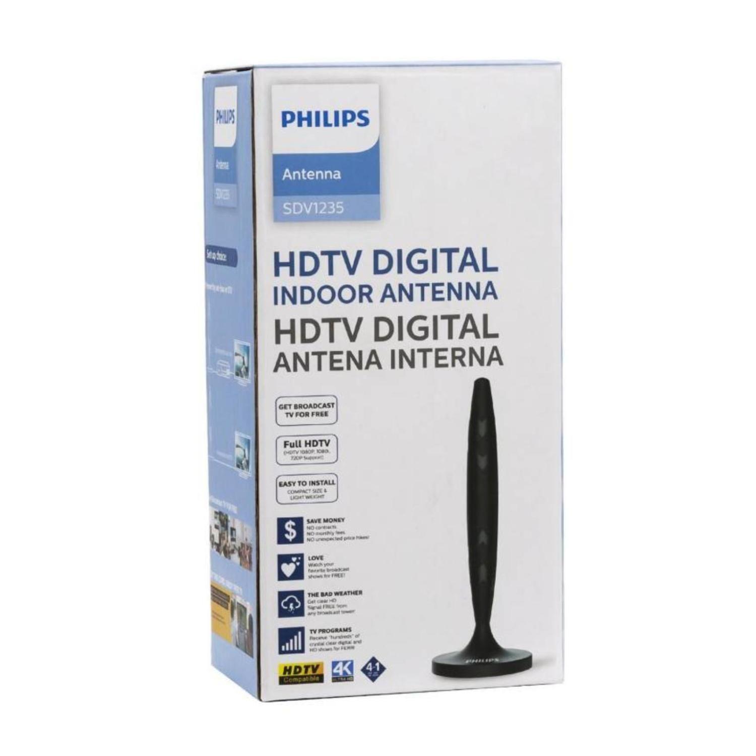 Antena Interna Tv HDTV Digital VHF UHF SDV1235/55 -2