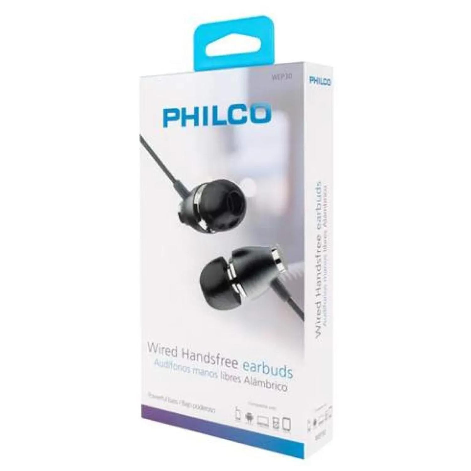 Audifonos Alambricos Manos Libres Jack 3.5 Negro D30 -2