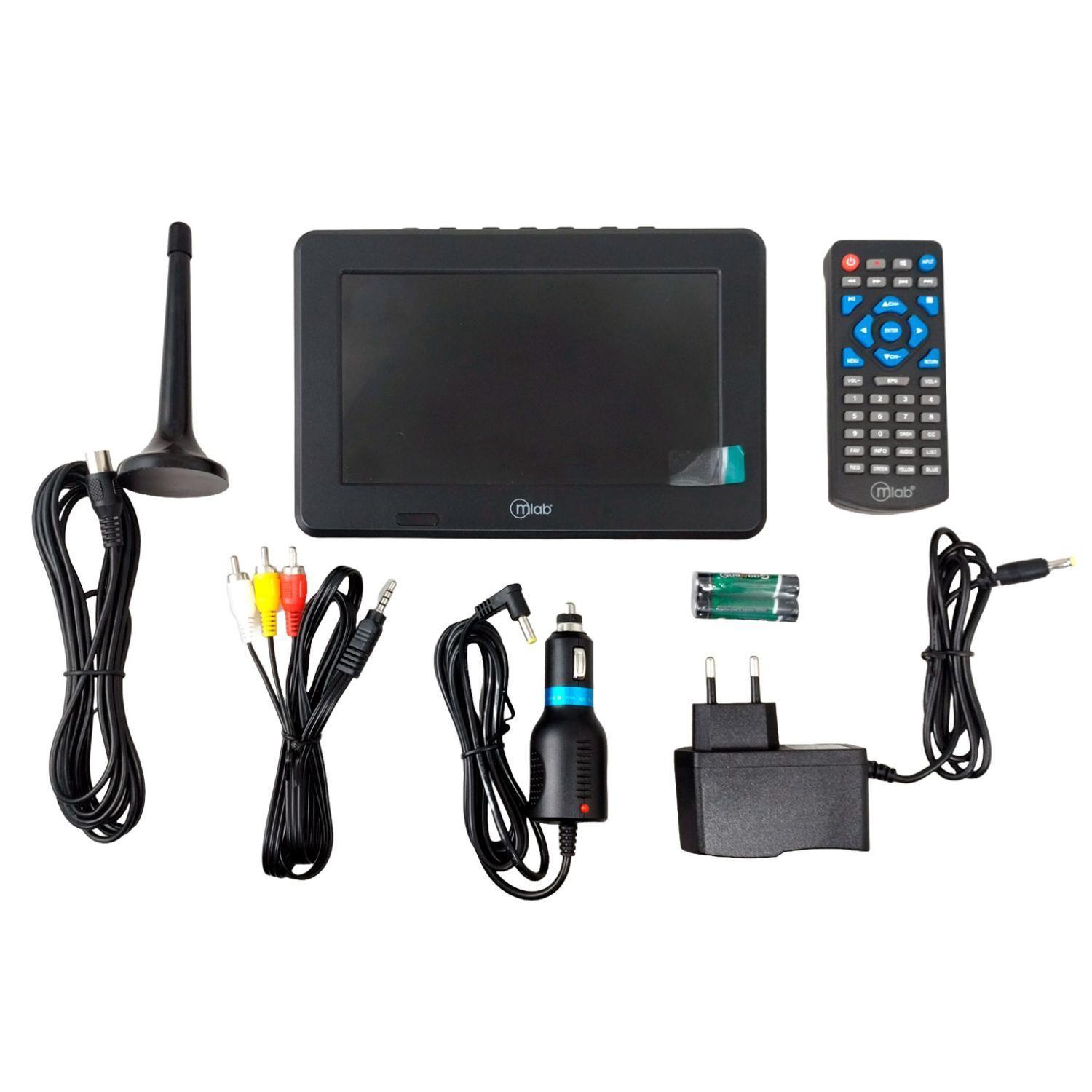 Mini Tv Digital Portatil HD 1080P 4W ISDB-T 9412 Mlab-3