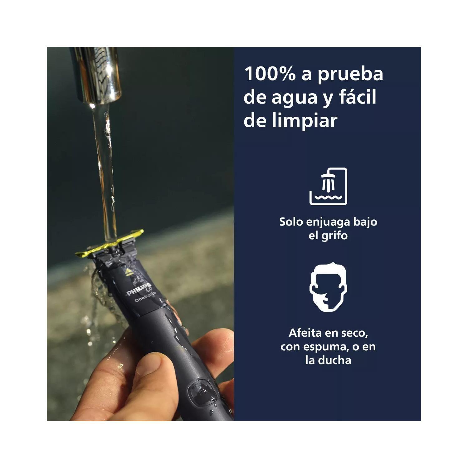 Afeitadora Oneblade Recorta Perfila Barba 3P QP1424/10-2