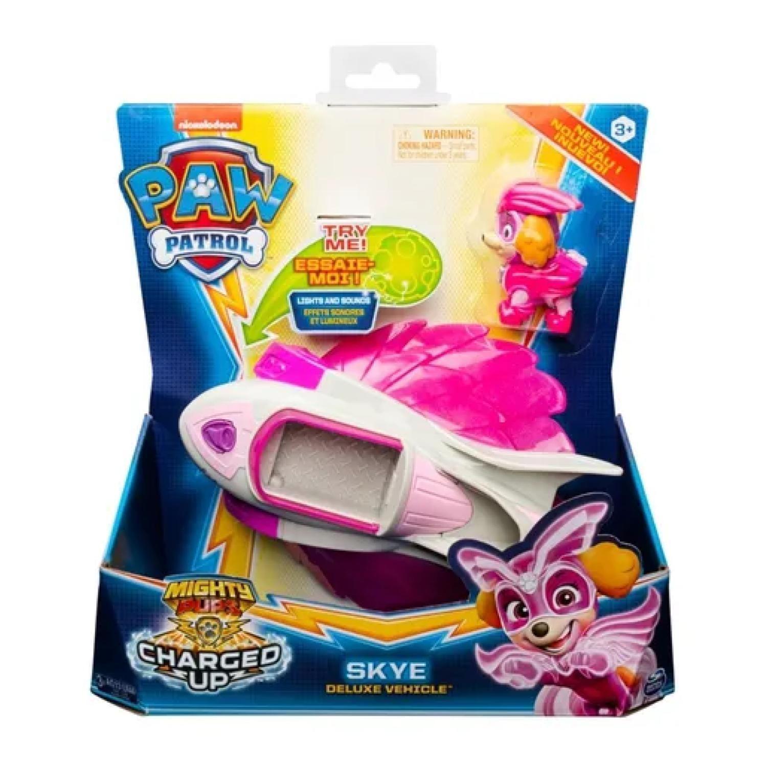Juguete Sky Nave Blanca Super Charged Friccion Paw Patrol-2
