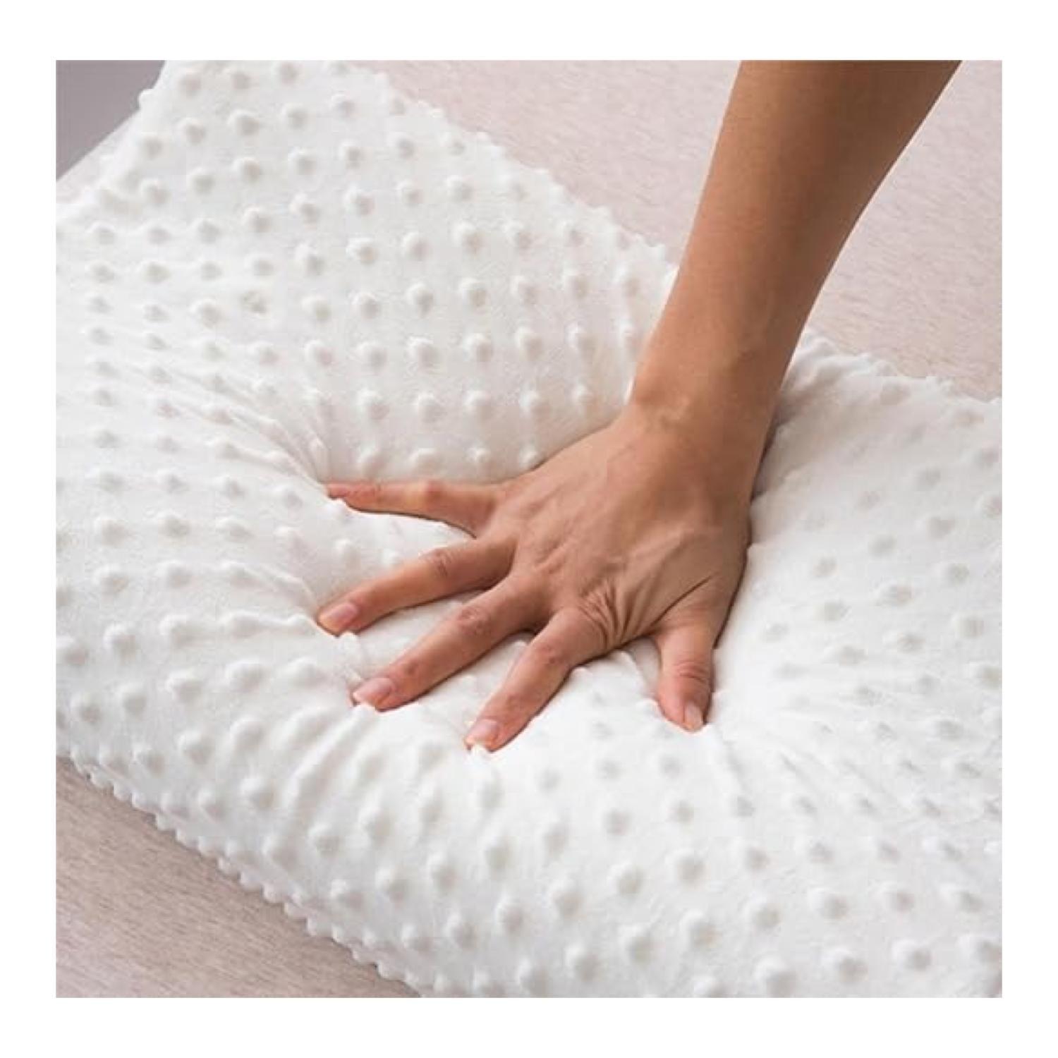 Almohada Ortopedica Viscoelasticada Comoda 30x50x10cm-3