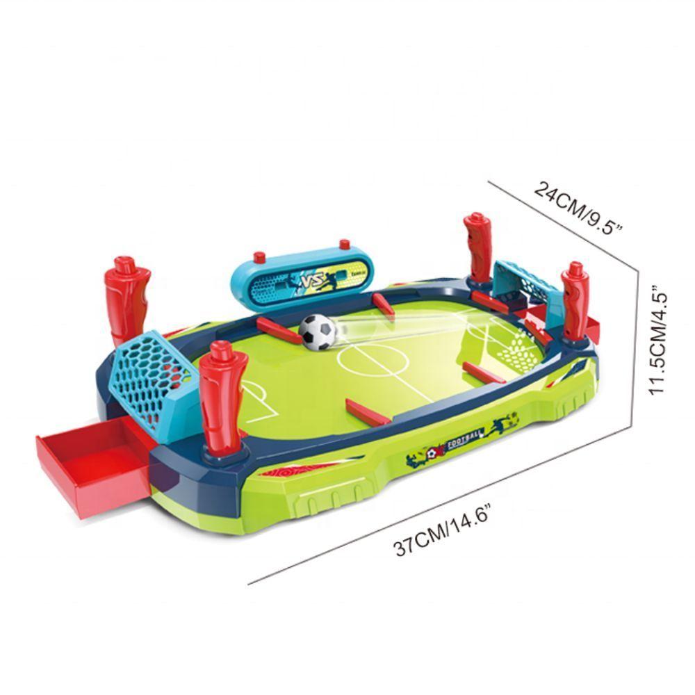 Juguete Mini Futbolito Mesa Tipo Flipper Azul Infantil-1