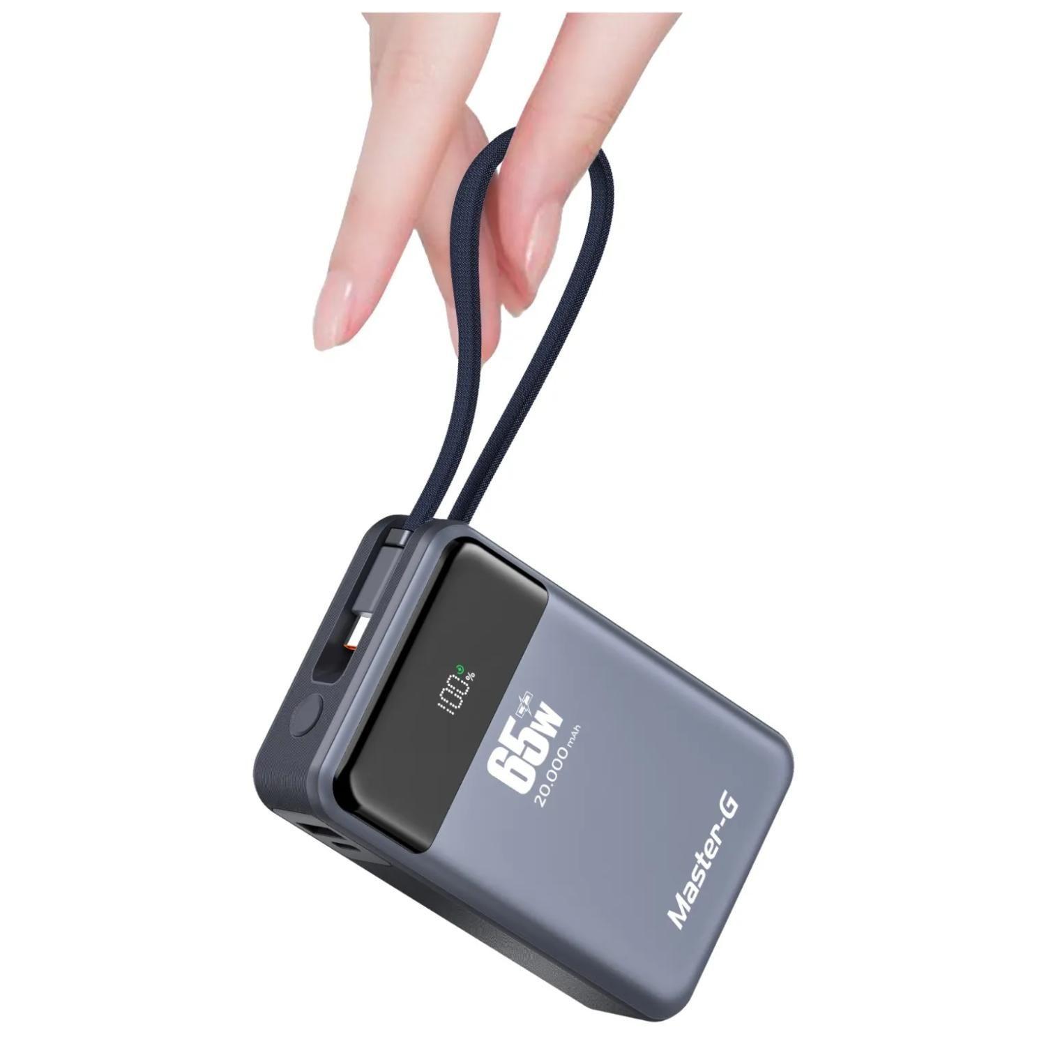 PowerBank Cargador Portatil 20000mAh 65W UCP20PD65 Master-G-2