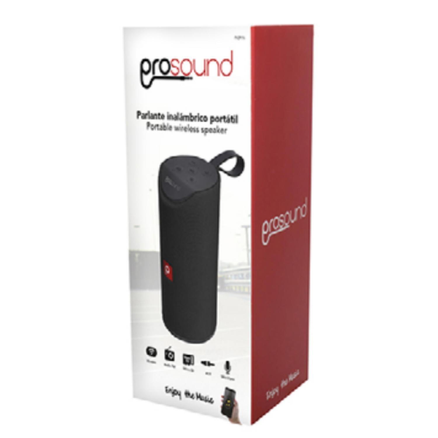 Parlante Bluetooth AUX Micro SD Recargable Negro P391-2