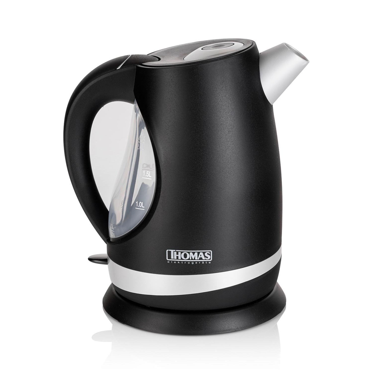 Hervidor Electrico 2L 2200W Negro TH-4515N-4