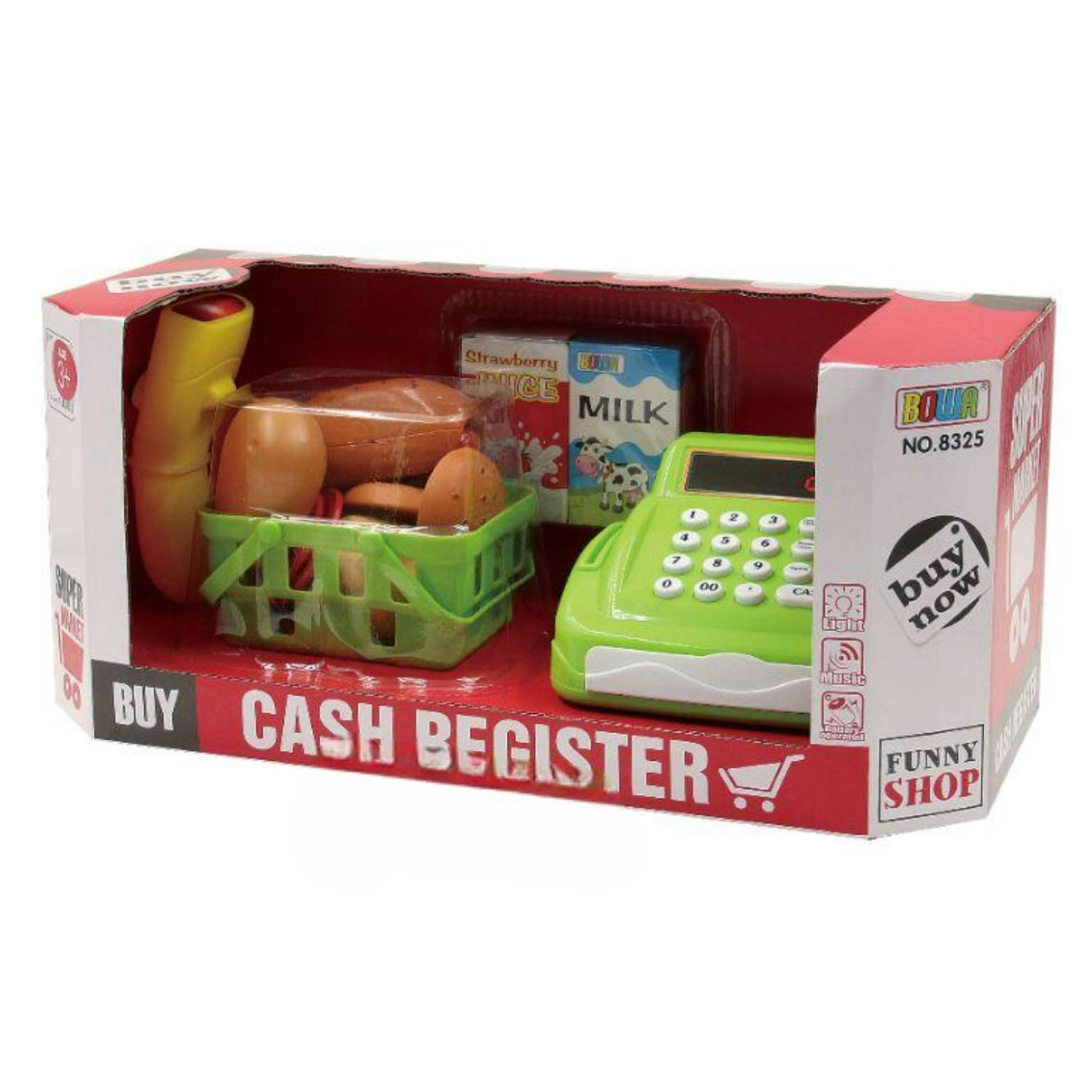 Juguete Caja Registradora Accesorios Sonidos Infantil Verde-0