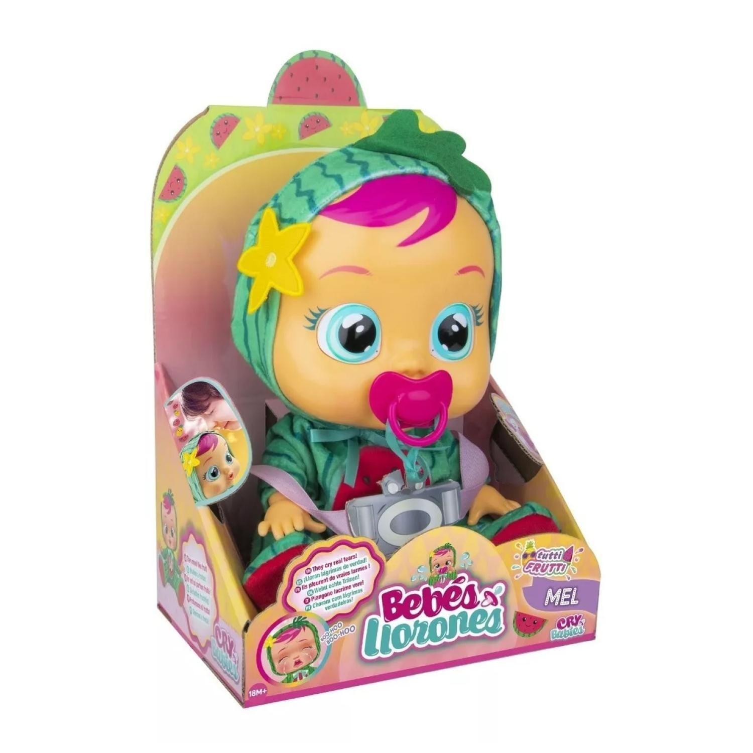 Juguete Muñeca Bebe LLoron Mel 30Cm Frutas-1