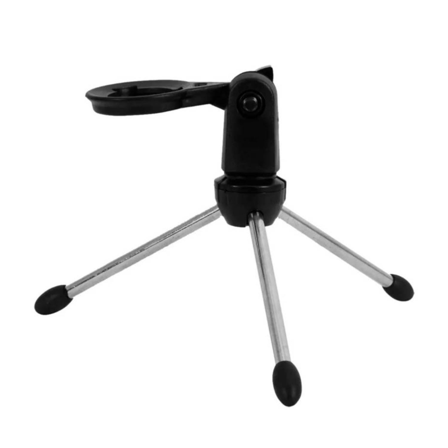 Microfono Condensador USB Con Tripode De Mesa Para Streaming Negro 31623 -2