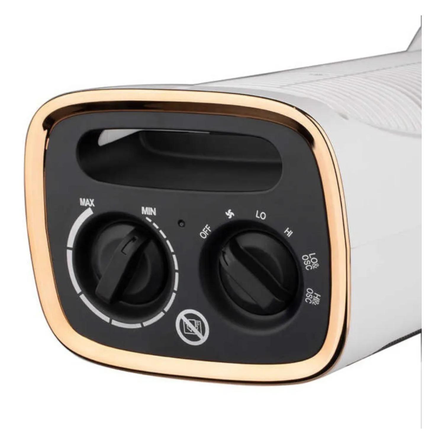 Calefactor Termoventilador Giratorio 2000W Negro R1179-2