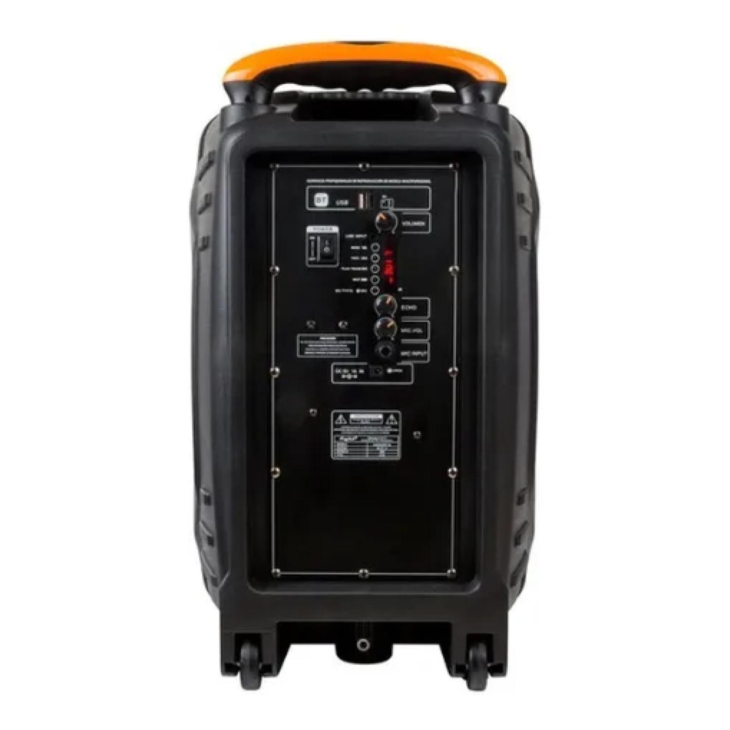 Parlante Bluetooth Karaoke 12" 6000W Con Microfono Fujitel-2