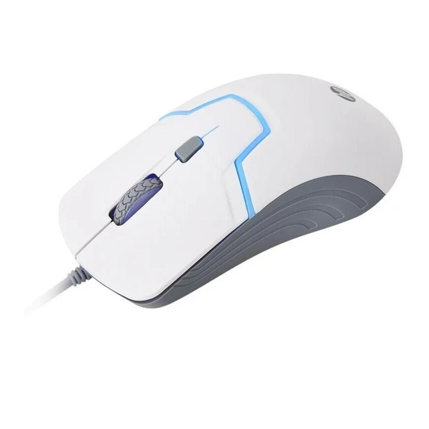 Mouse Gamer USB 6B 3200DPI Blanco M100 -3
