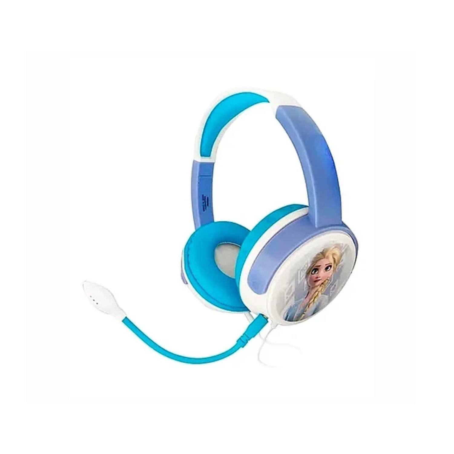 Audifono Gamer Infantil OverEar Blanco Celeste Frozen-2