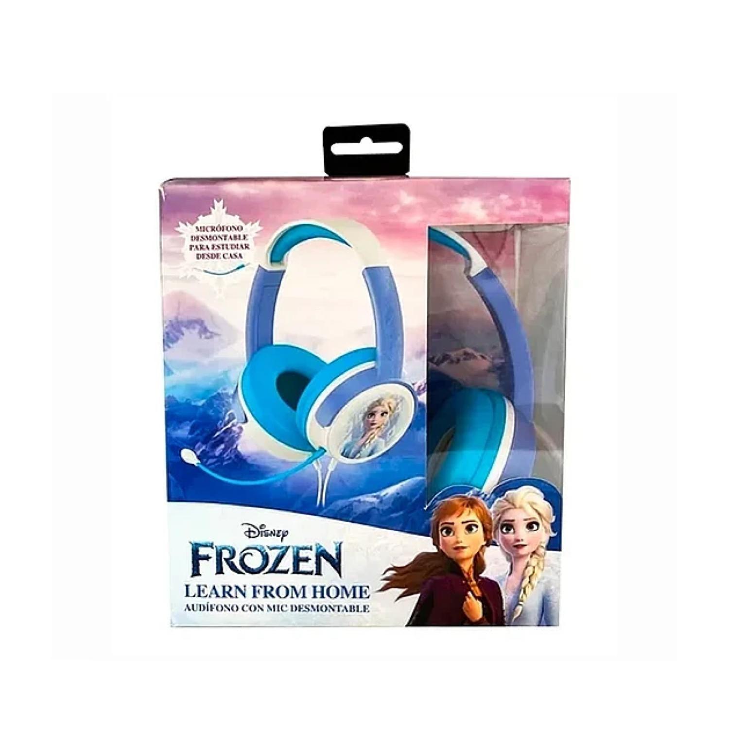 Audifono Gamer Infantil OverEar Blanco Celeste Frozen-3