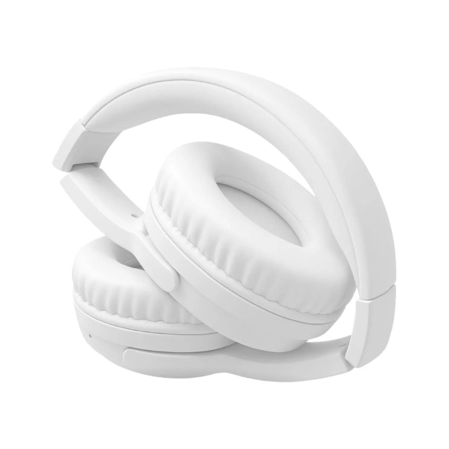 Audifonos Bluetooth OverEar Blanco Dynamic Stop Noise Mlab-1