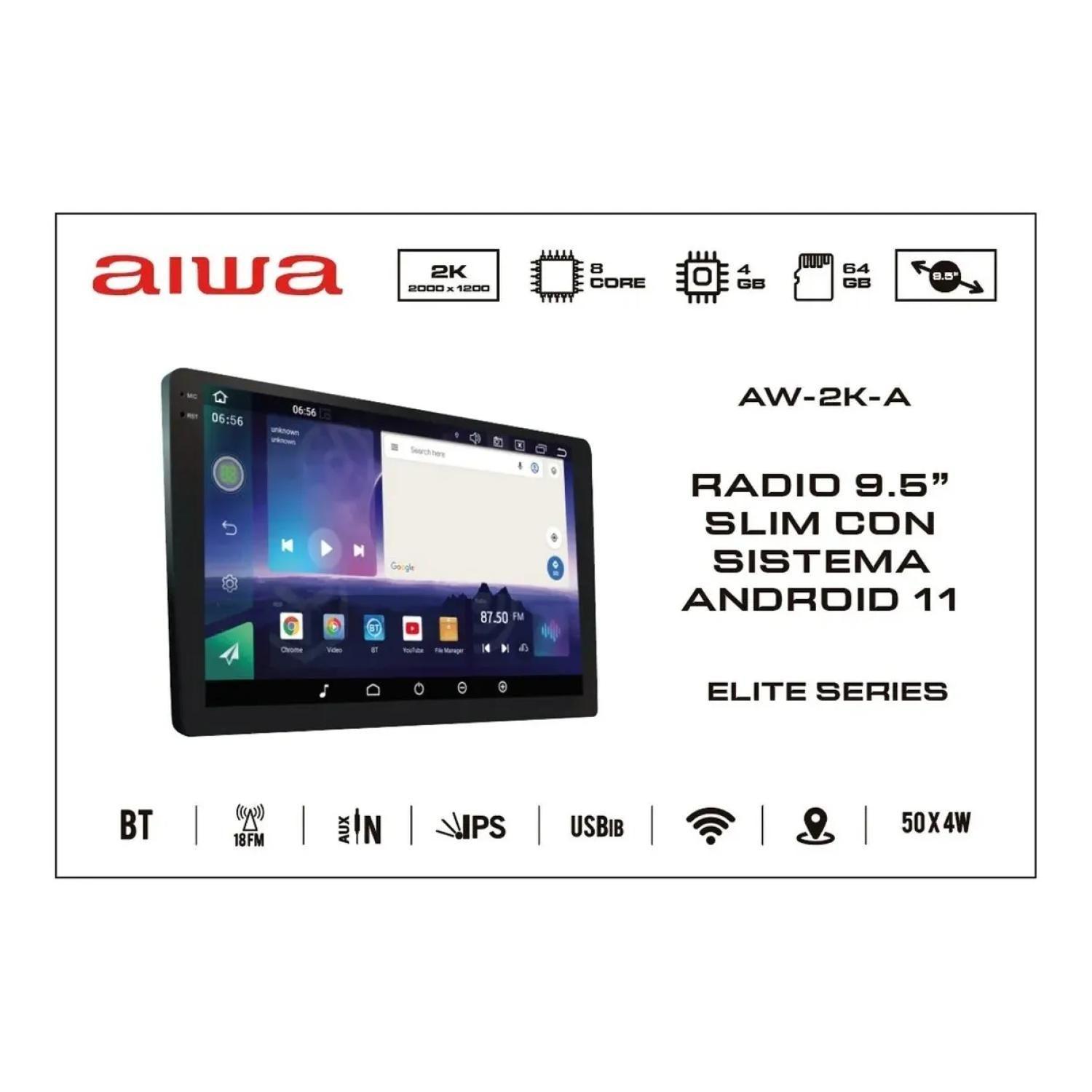 Radio Pantalla Para Automovil 9 5 2K 4gb Android Aw 2K Aiwa-2