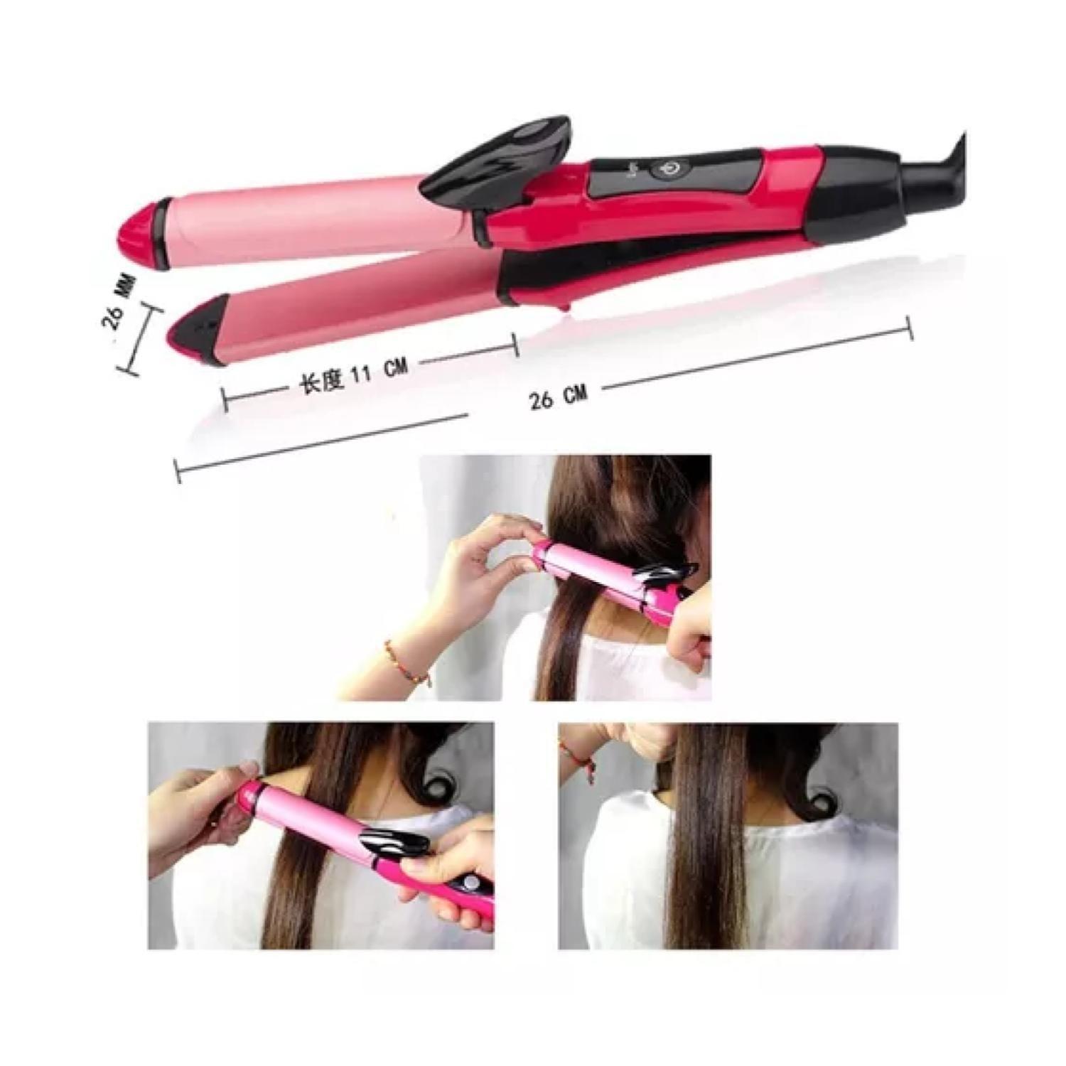 Alisador Plancha Y Ondulador 2 En 1 30W De Pelo SK-722-4