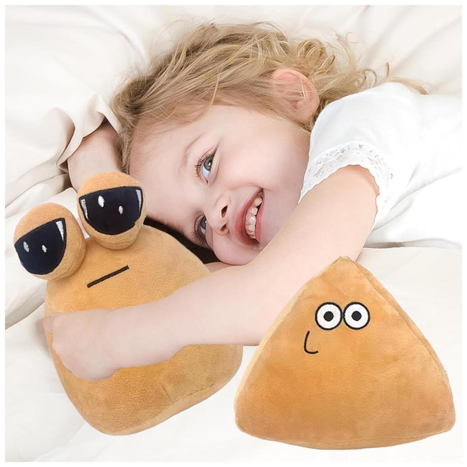 Juguete Pack 2 Peluches Mi Mascota Alien Pou 20cm Beige Infantil-4