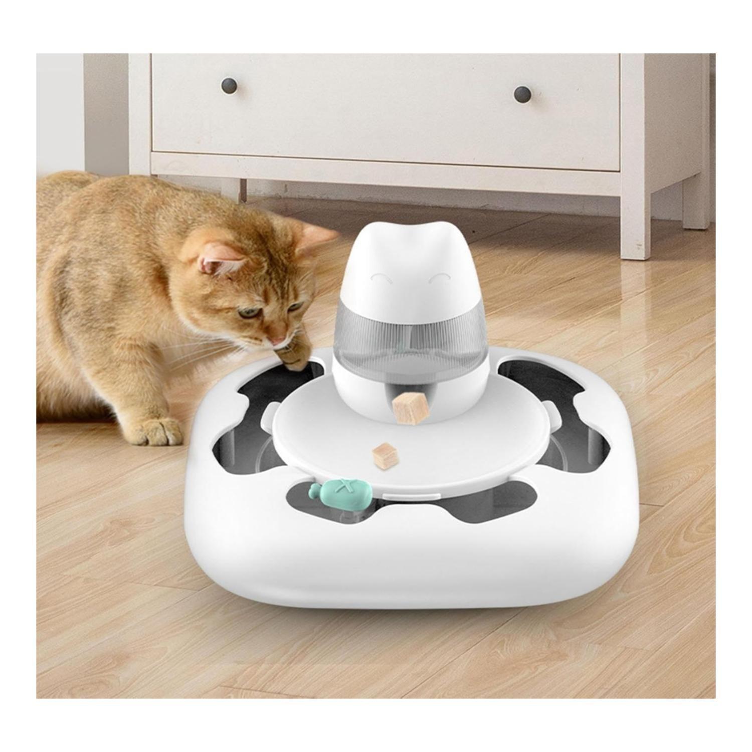 Juguete Interactivo Gatos Dispensador De Golosinas Mascotas-2