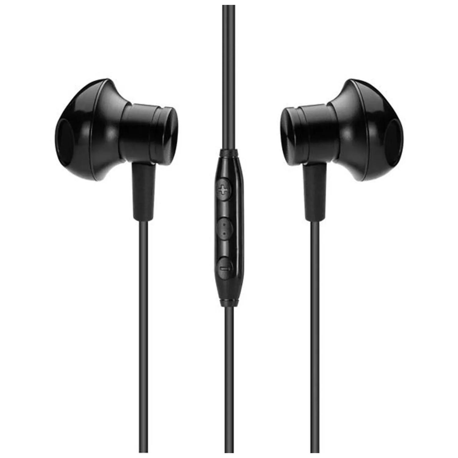 Audifonos Alambricos  Manos Libres USB C Negro DHH-1126-3