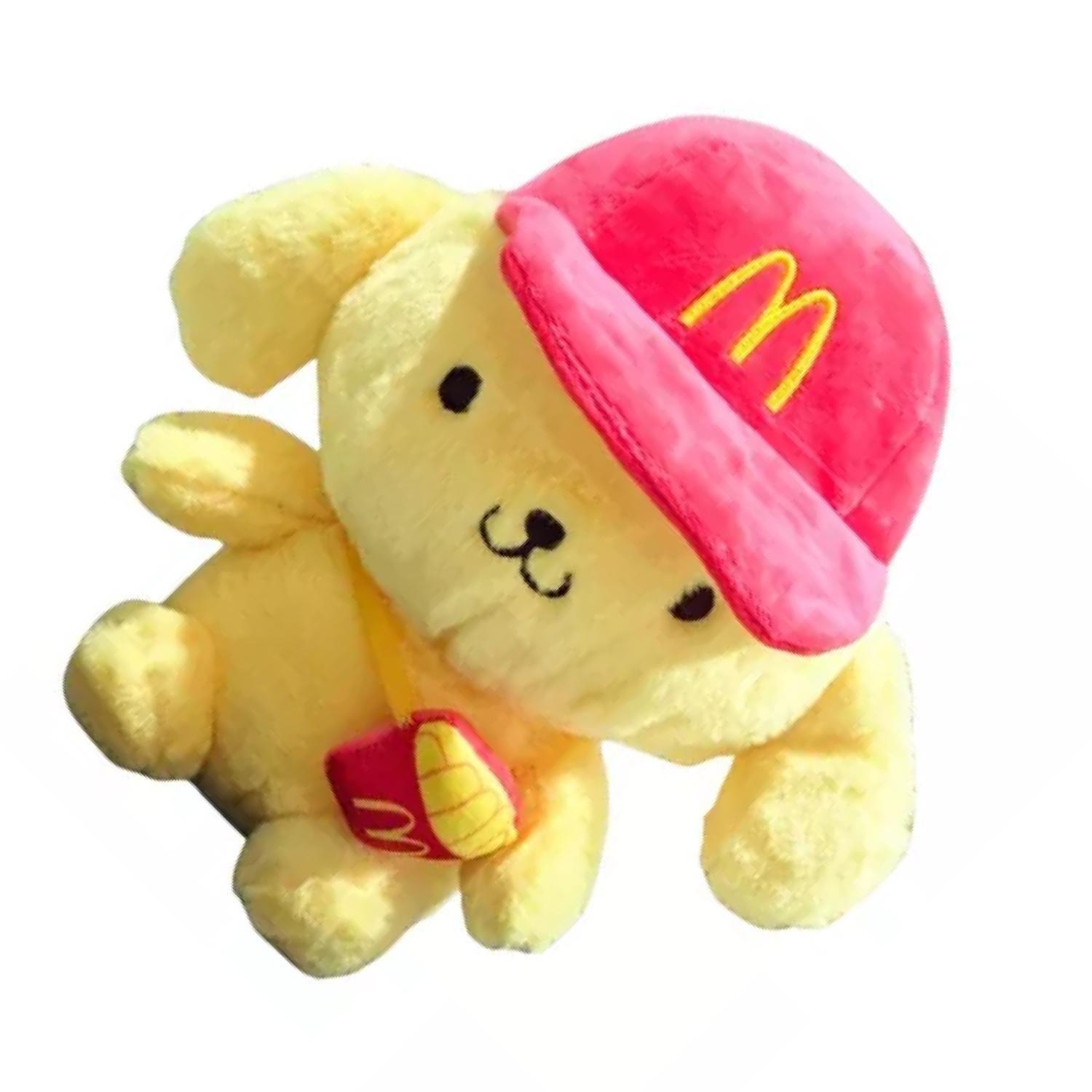 Juguete Peluche Pompompurin Gorro McDonalds 20cm Infantil-1