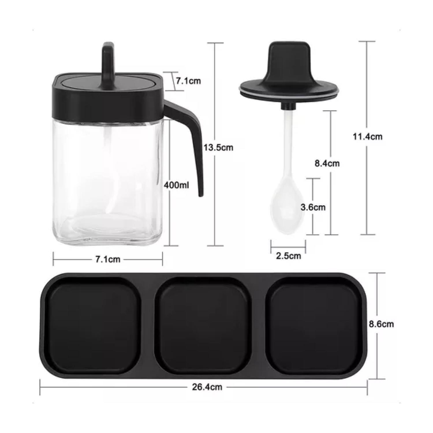 Set 3 Frascos Especieron Condimentos Multiuso 2 En 1-4