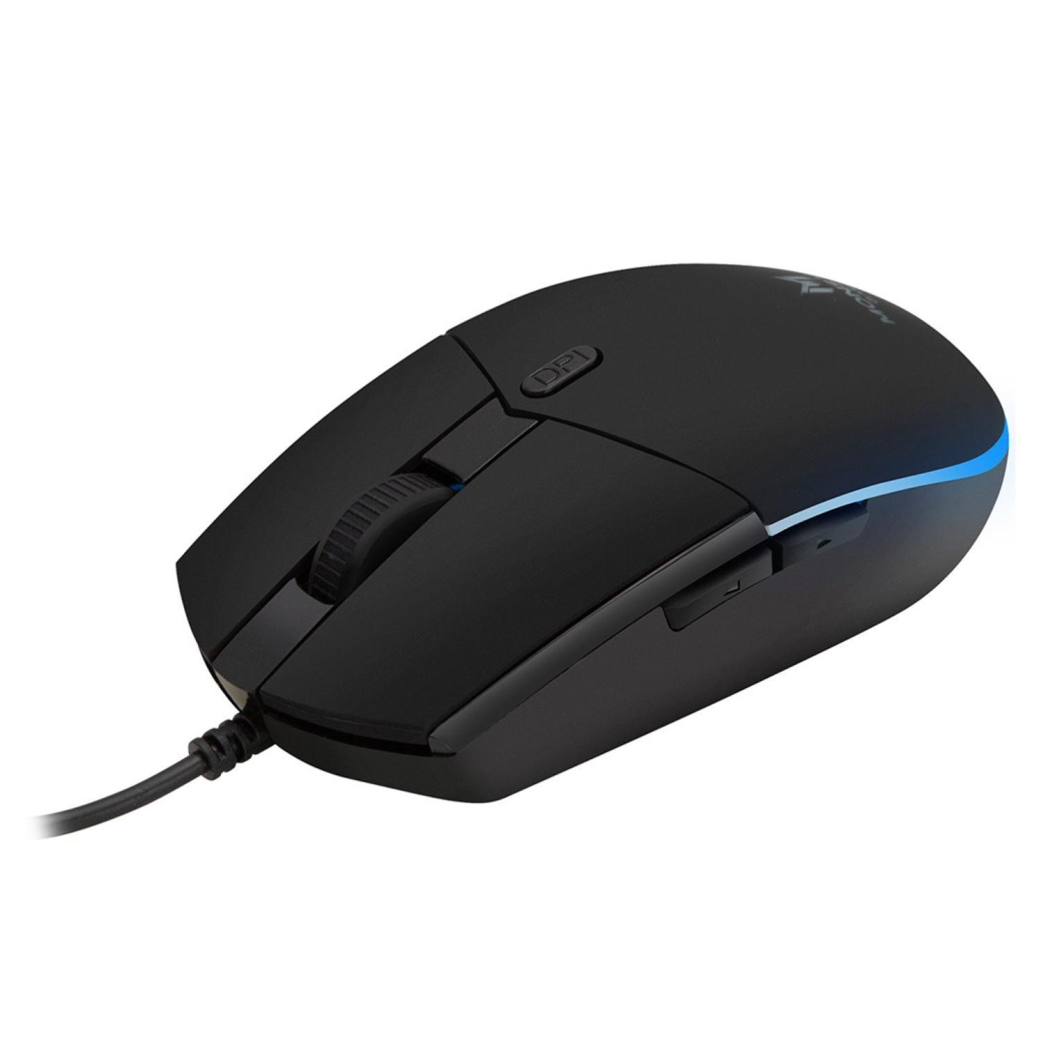 Mouse Gamer USB 5 Botones 3200Dpi Negro Tide -2