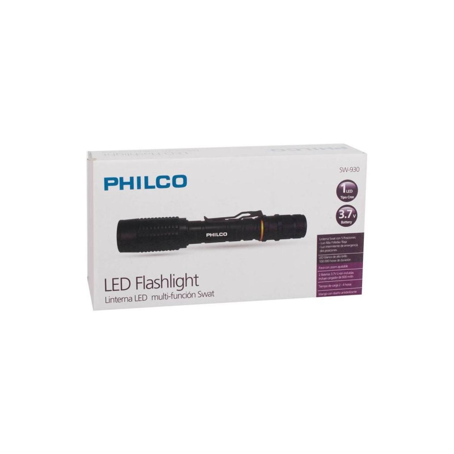 Linterna Swat Recargable 5 Modos De Iluminacion SW-930 -3