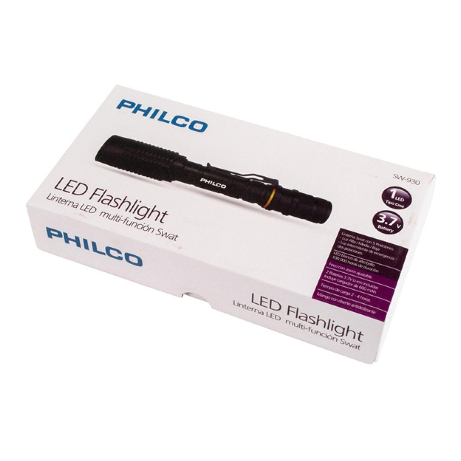 Linterna Swat Recargable 5 Modos De Iluminacion SW-930 -4