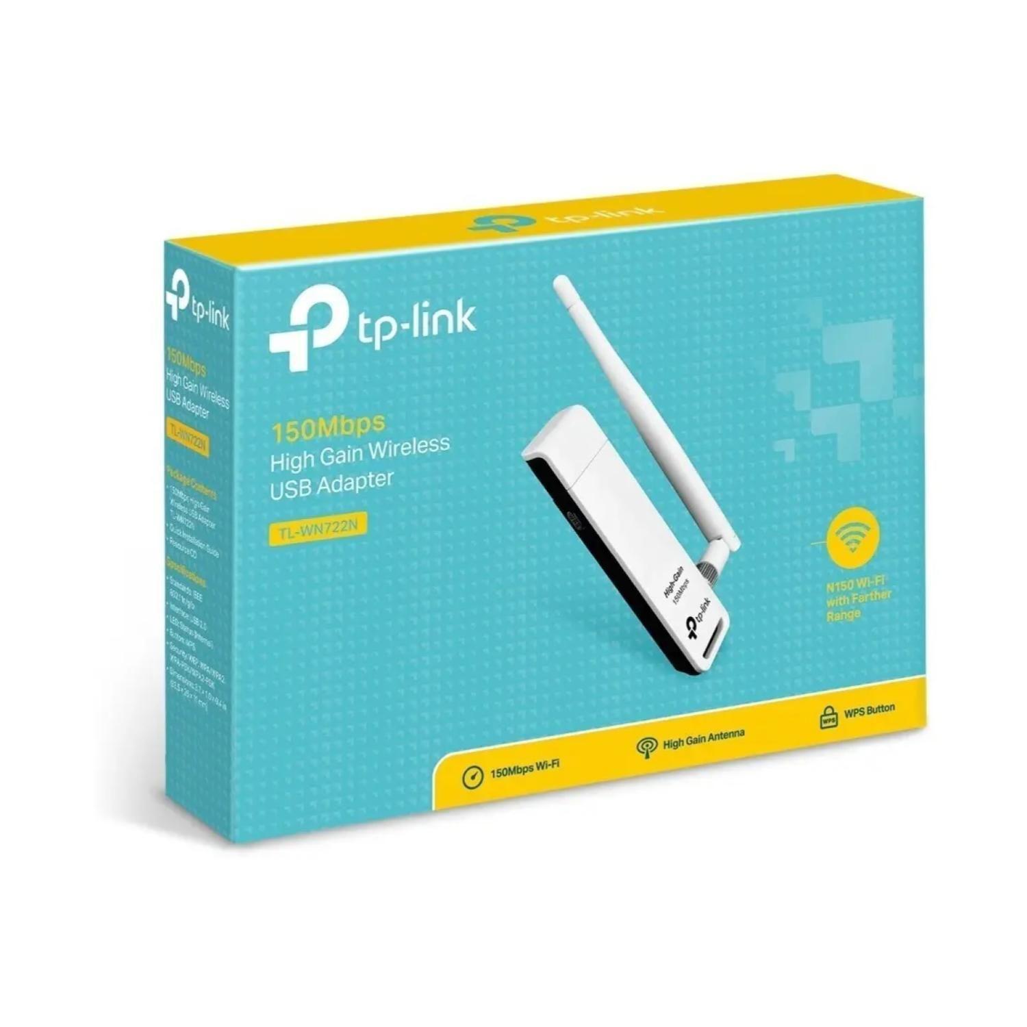 Adaptador Inalambrico USB WiFi 150mbps tl Wn722n Tp Link-3