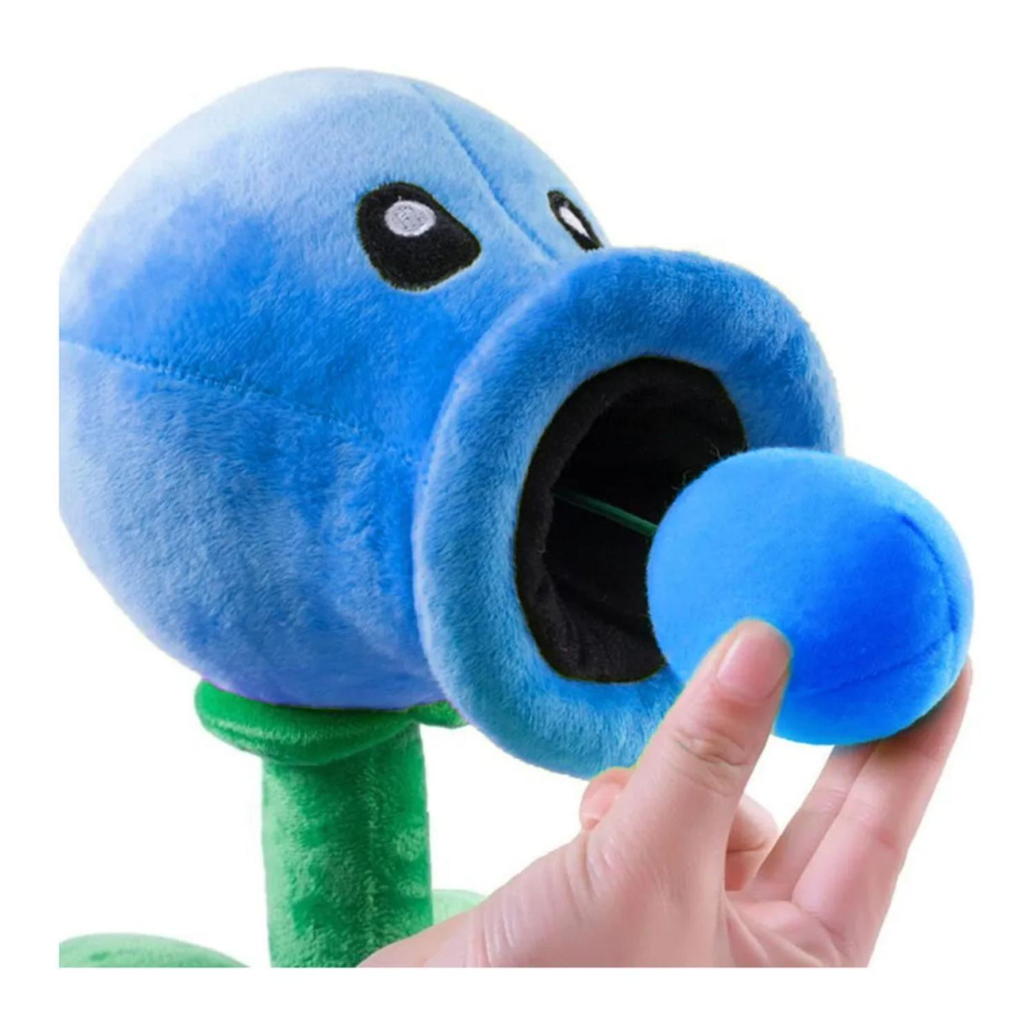 Juguete Peluche Planta Azul 25cm Plantas Vs Zombies Infantil-3