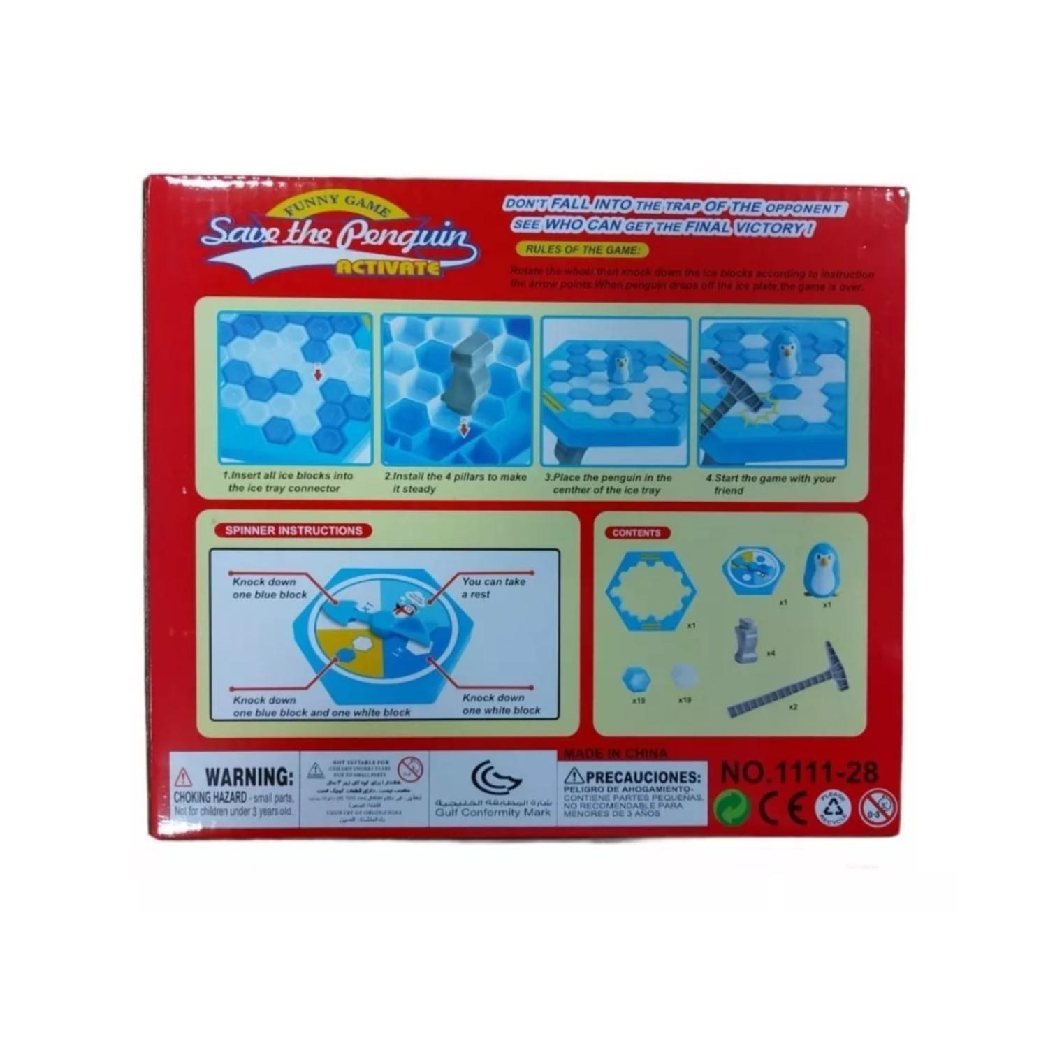 Juguete Juego De Mesa Salva Pinguino Trampas Infantil-4