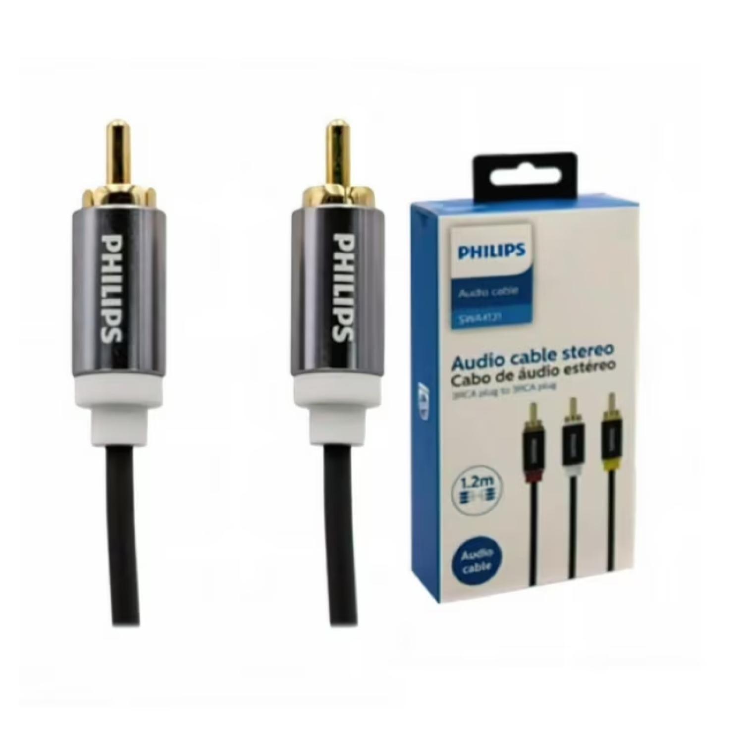 Cable De Audio Auxiliar 1 RCA A 1 RCA PD 1.2Mts -2