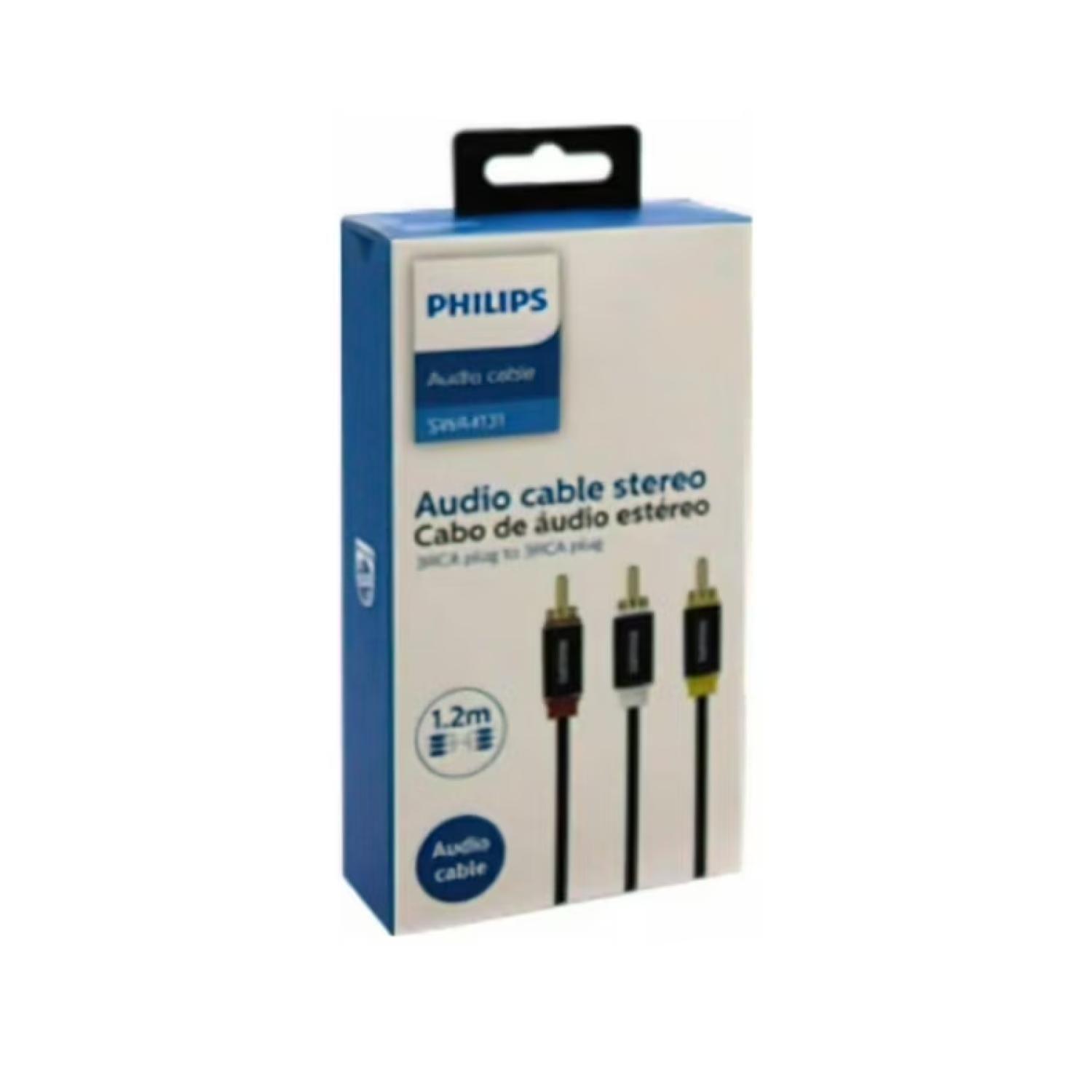 Cable De Audio Auxiliar 1 RCA A 1 RCA PD 1.2Mts -3