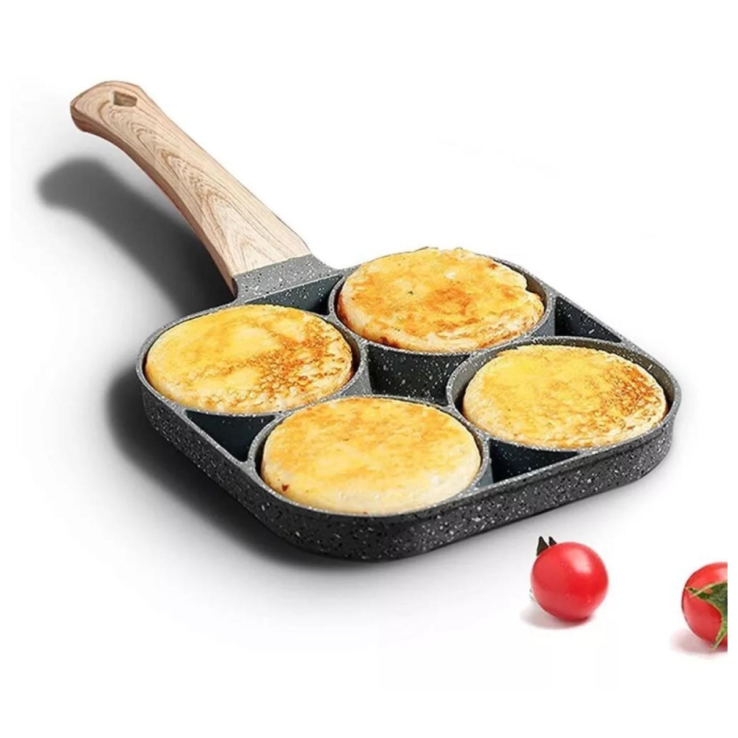 Sarten Antiadherente 4 Secciones Multiusos Negro 45x45x15cm-4