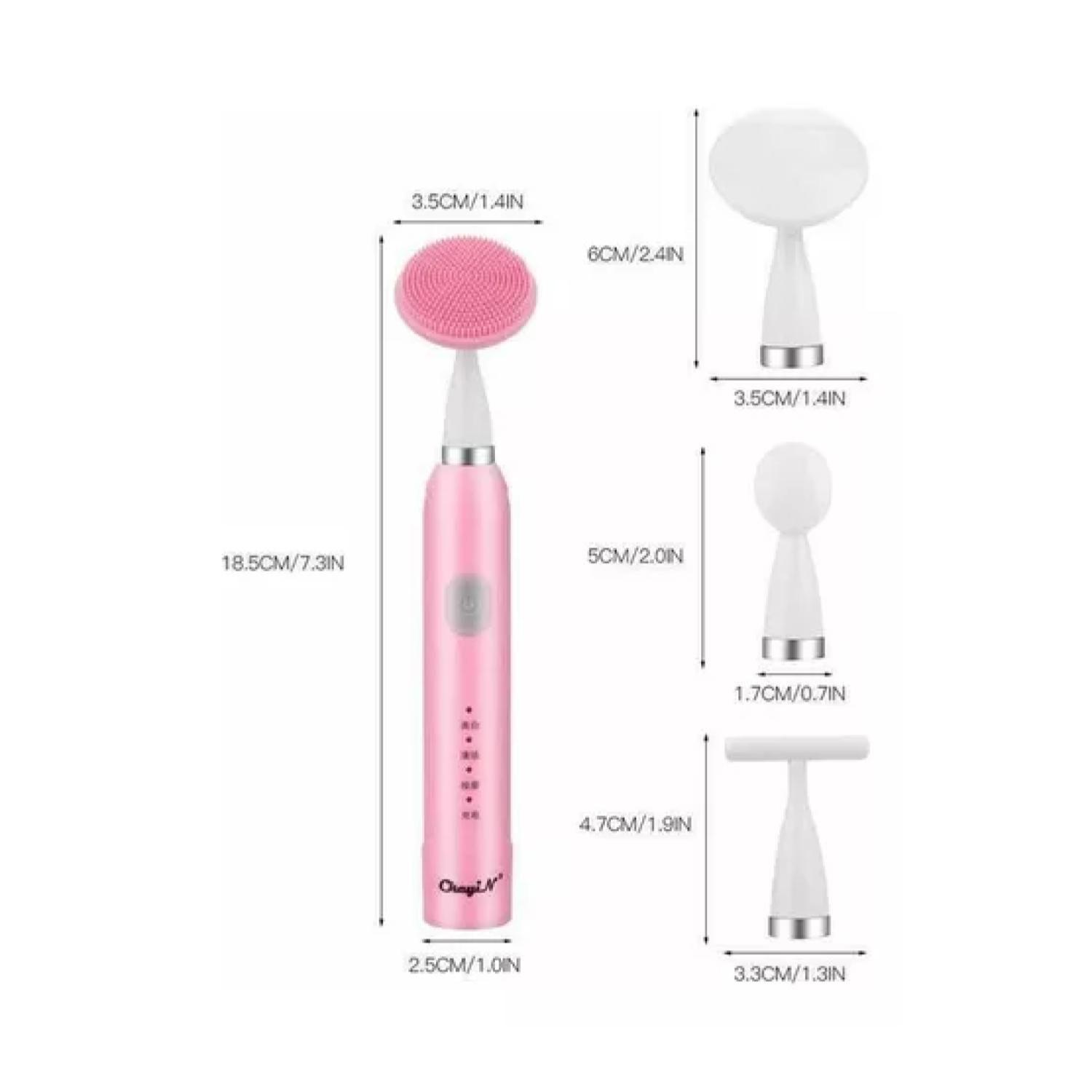 Masajeador Limpiador Facial 4 En 1 Ultrasonico Accesorios-2