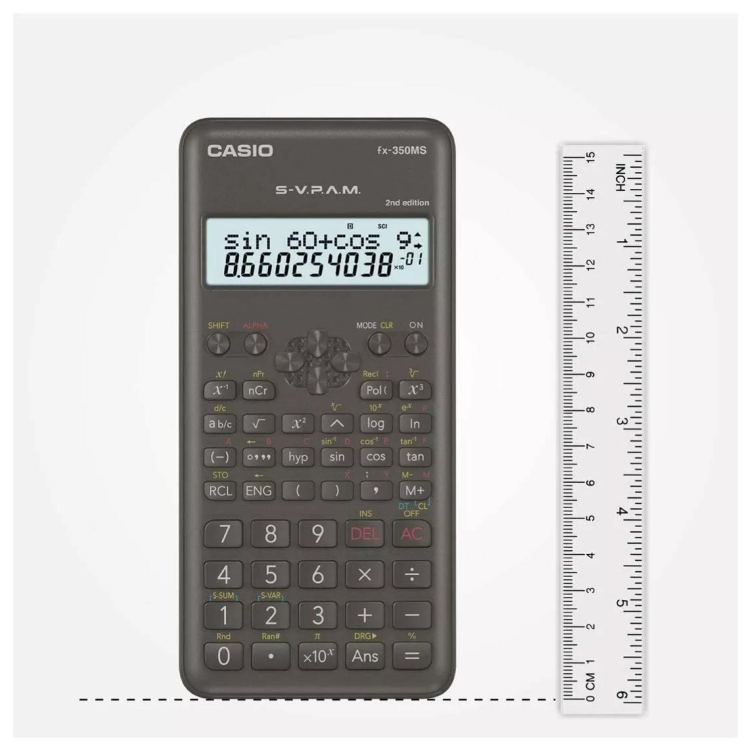 Calculadora Cientifica 240 Funciones Negro FX-350MS-2