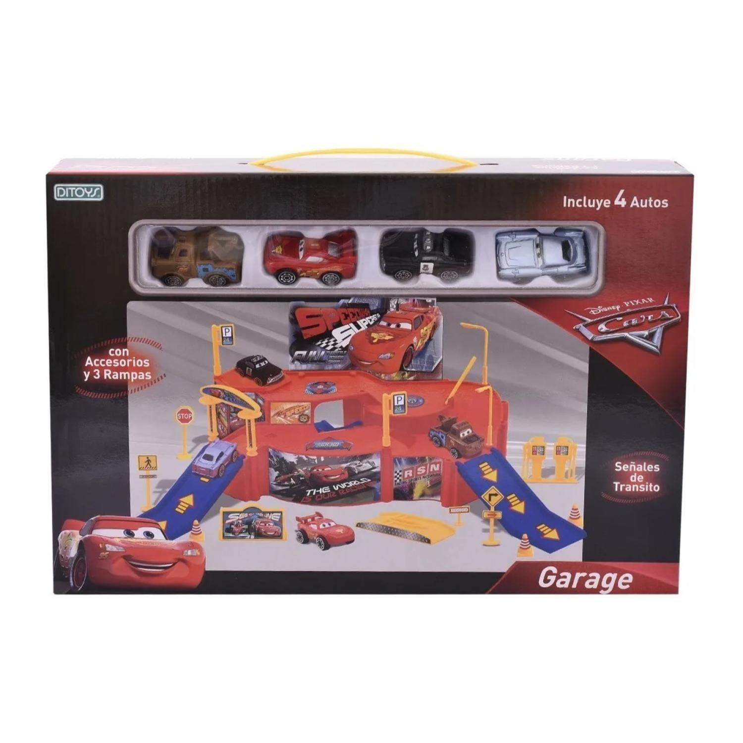 Juguete Pista Garage Con Autos Y Rampas Accesorios Infantil-4