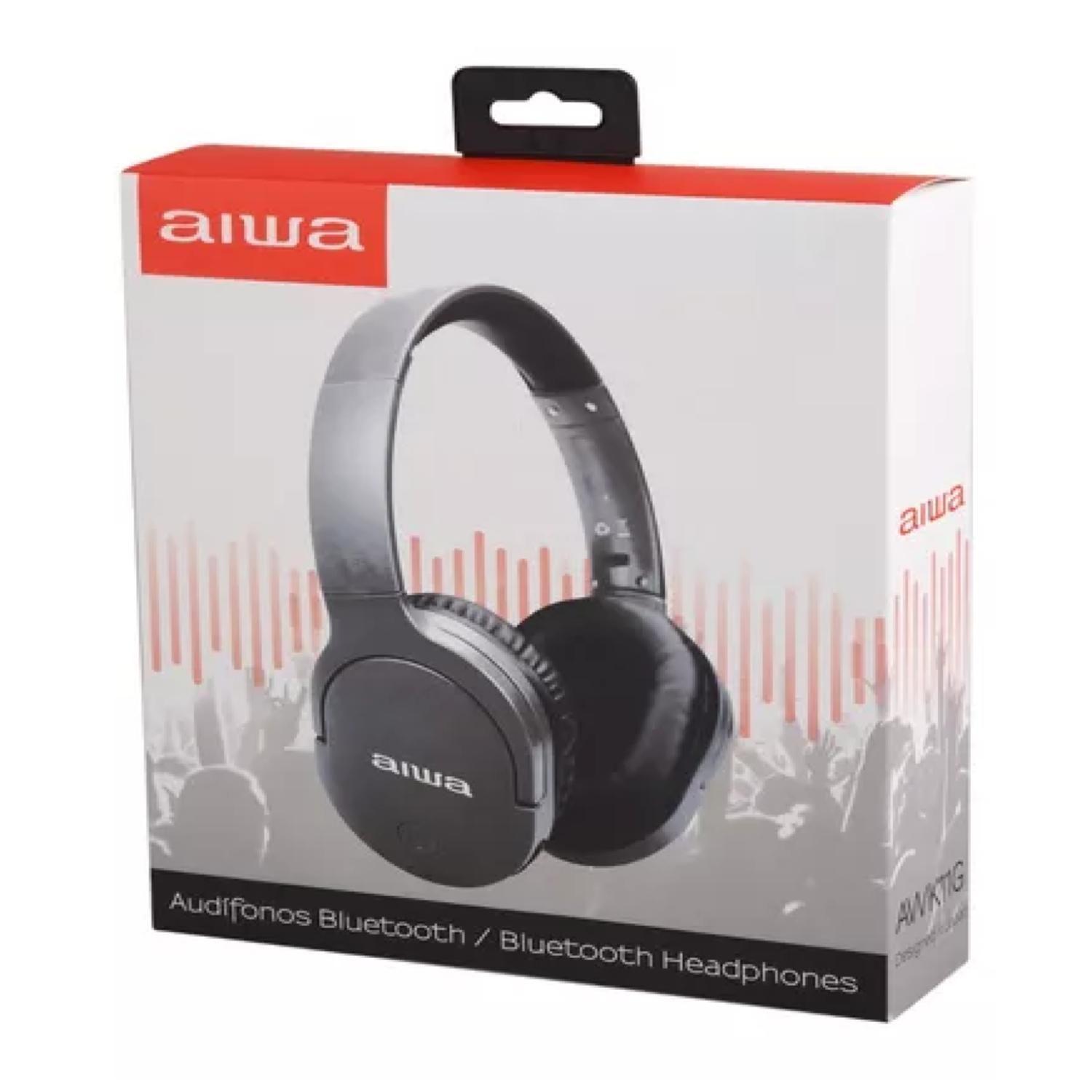 Audifonos Bluetooth Over Ear Plegables Negro AW-K11B-5