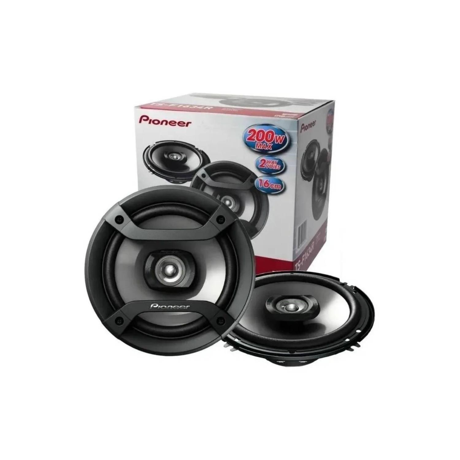 Pack 2 Parlantes 4" 10cm Para Automovil Negro TS-F1034R-2