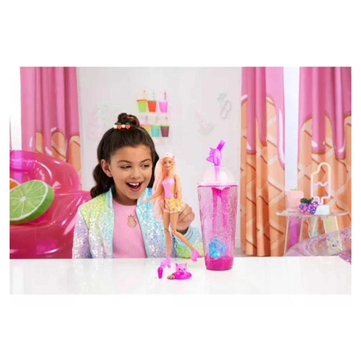 Juguete Figura Barbie Pop Reveal Mascota Accesorios Frutilla-3