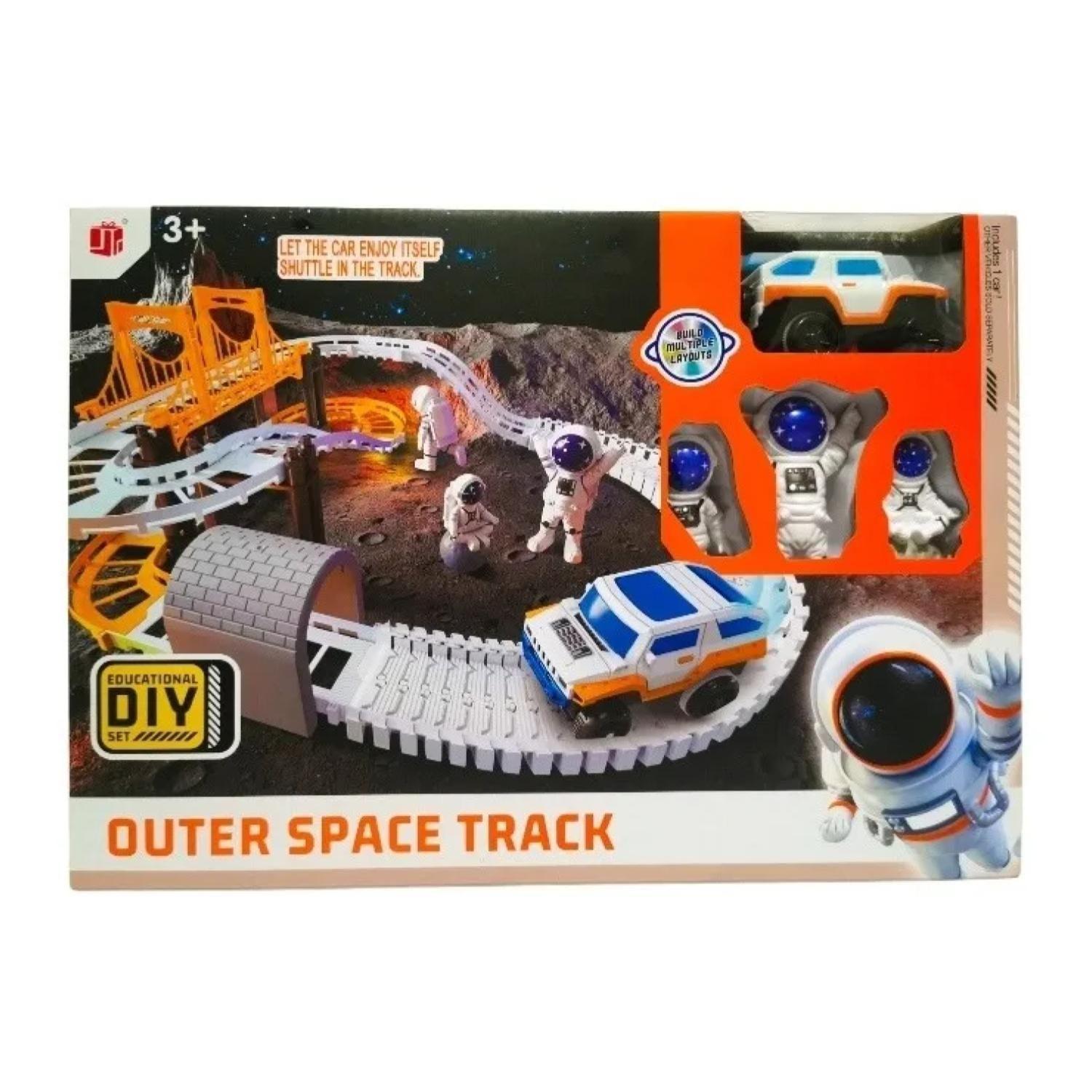 Juguete Pista De Autos Astronautas 39 Piezas Infantil-5