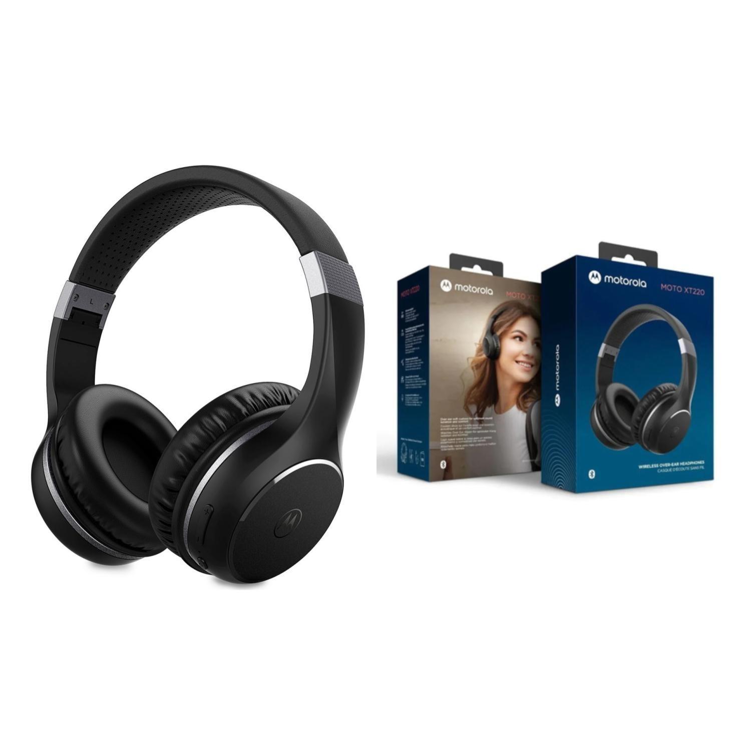 Audifonos Bluetooth Over Ear Negro XT220 -2