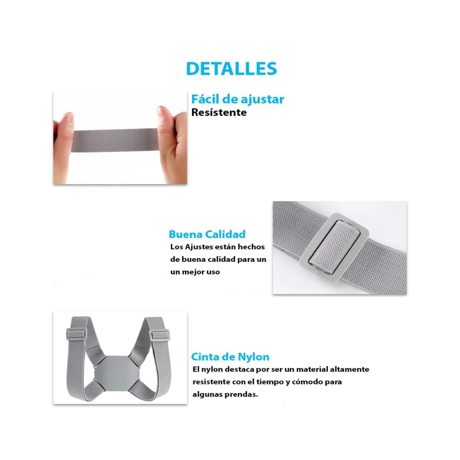Corrector De Postura Ajustable Electrico USB Clavicula Columna -1