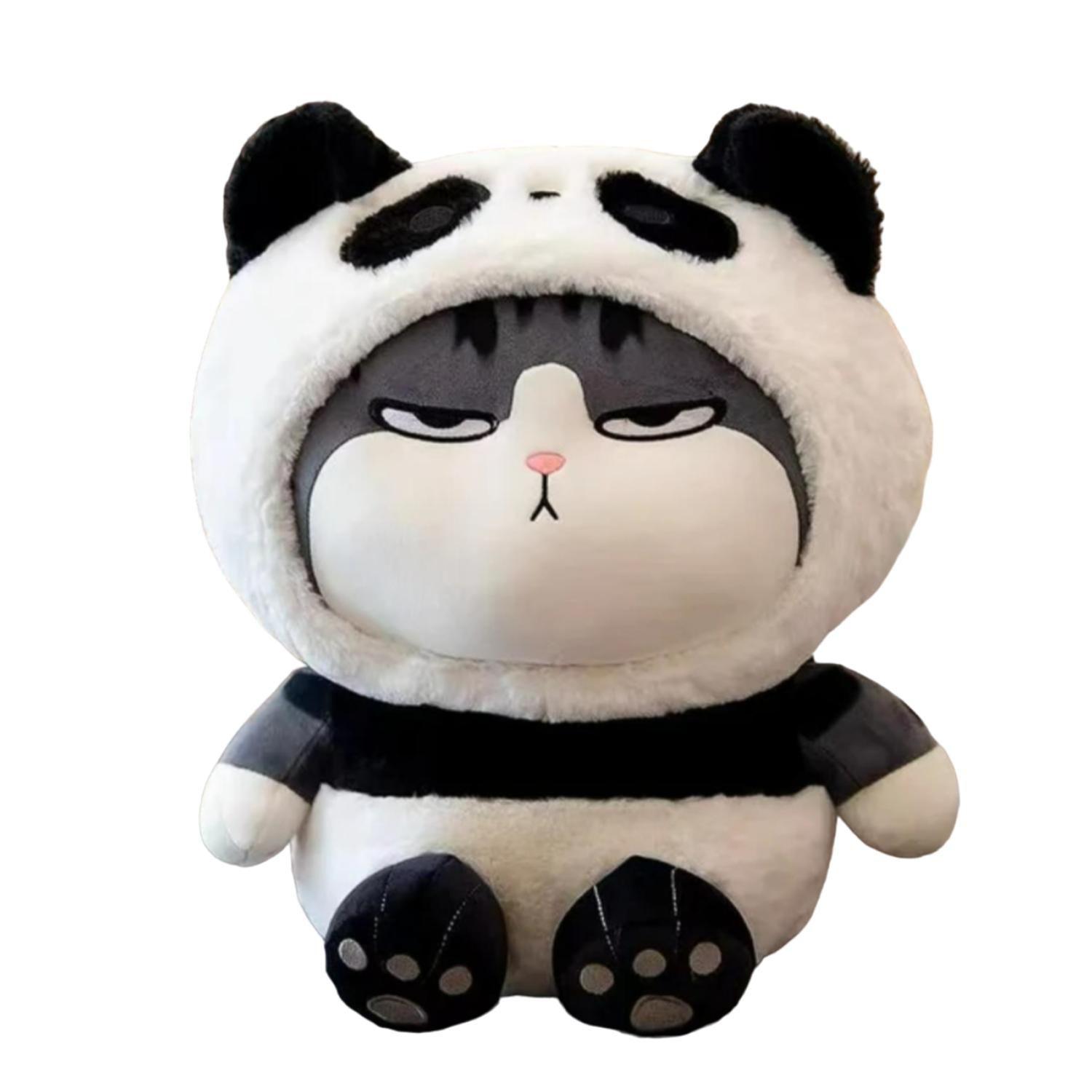 Juguete Peluche Gato Emperador Disfraz Rana Blanco Kawaii 40cm-0