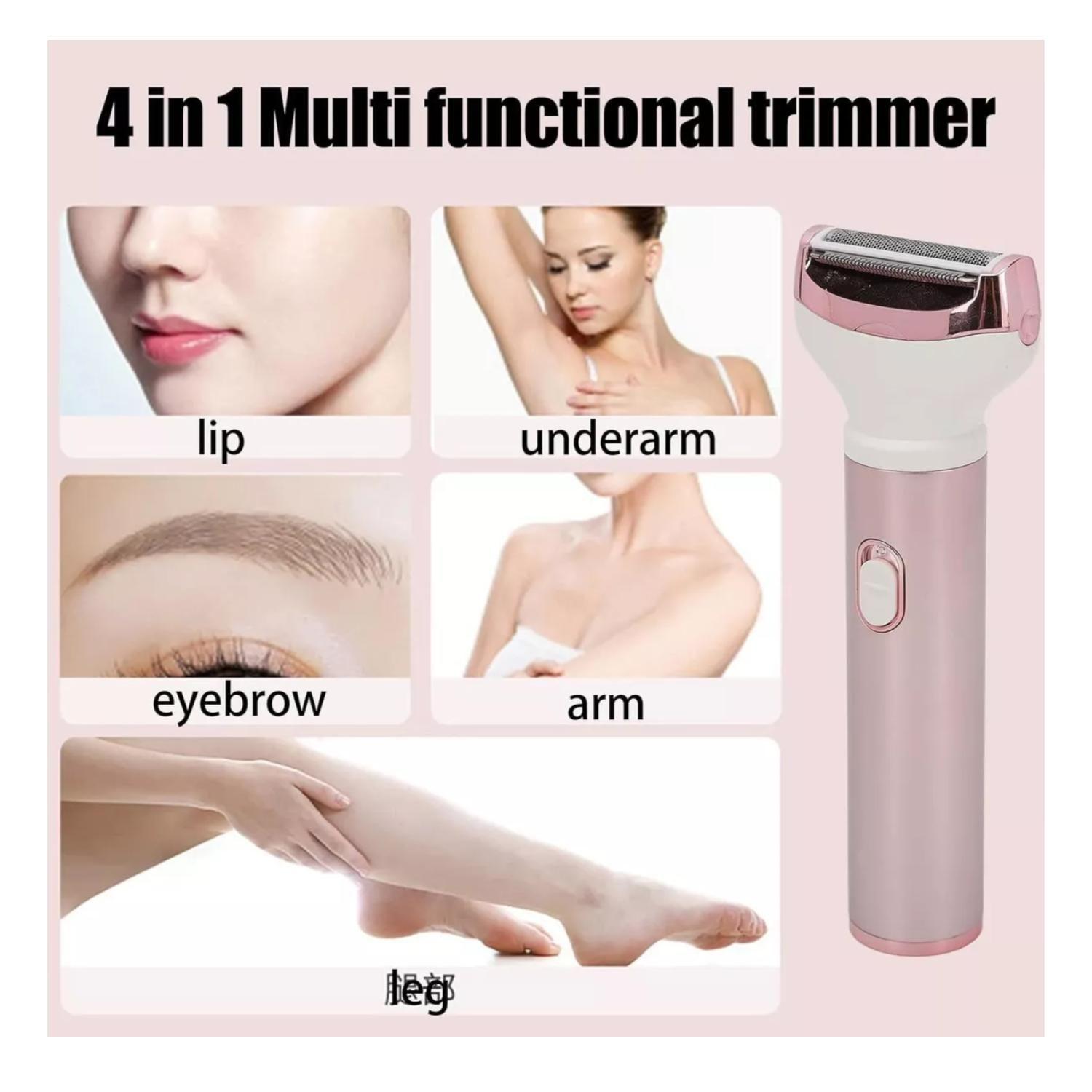 Maquina Depiladora Femenina 4 En 1 Recargable USB-2