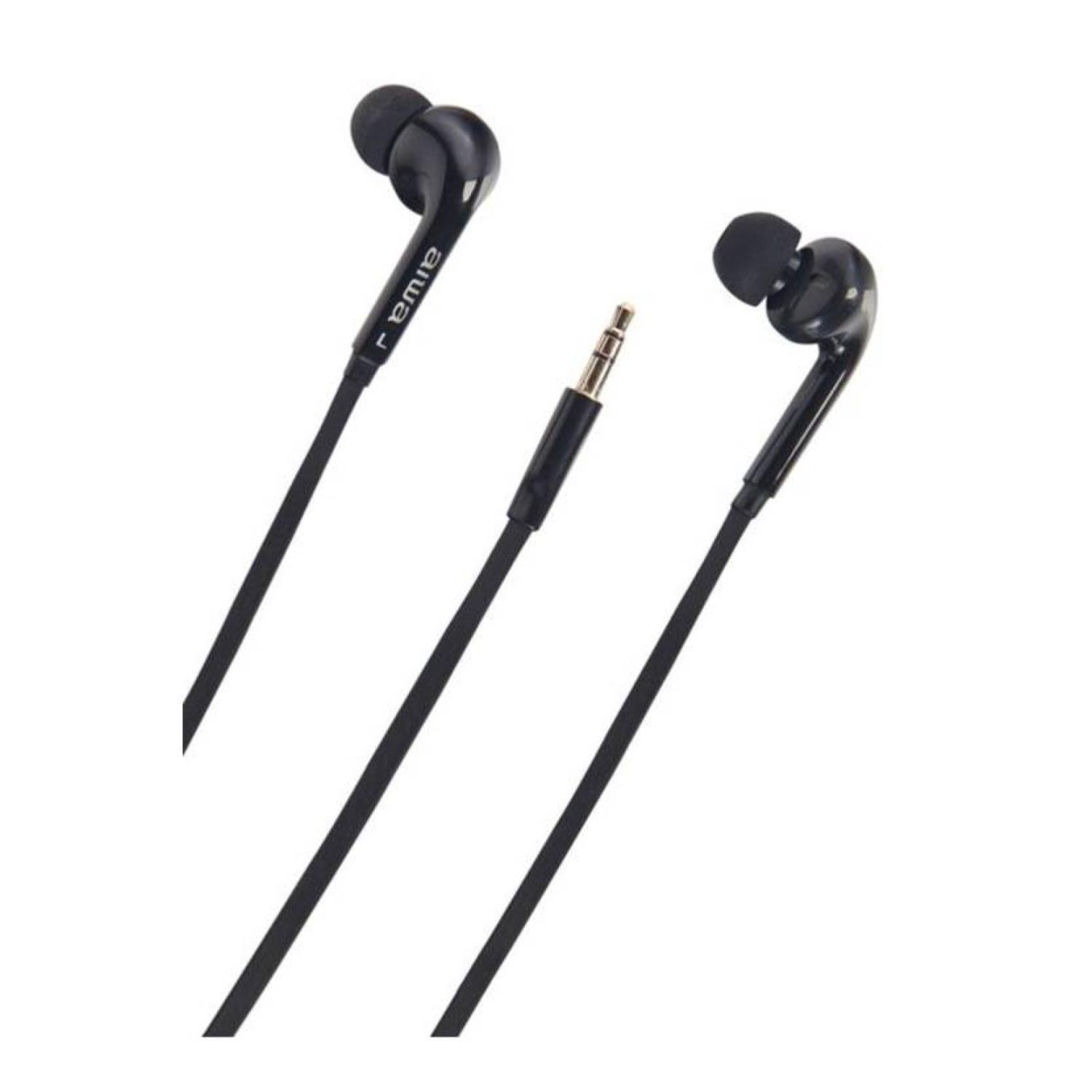 Audifonos Alambricos Jack 3.5mm InEar Negro B60-3