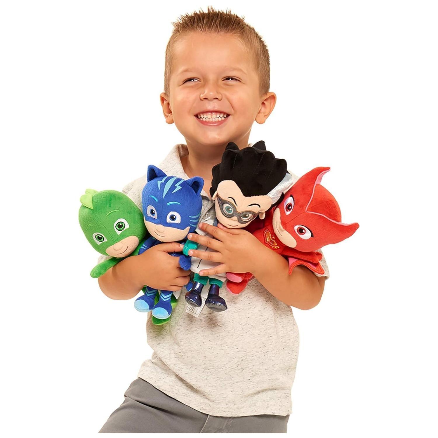 Juguete Peluche Connor Catboy 20cm Heroes En Pijamas Azul -2