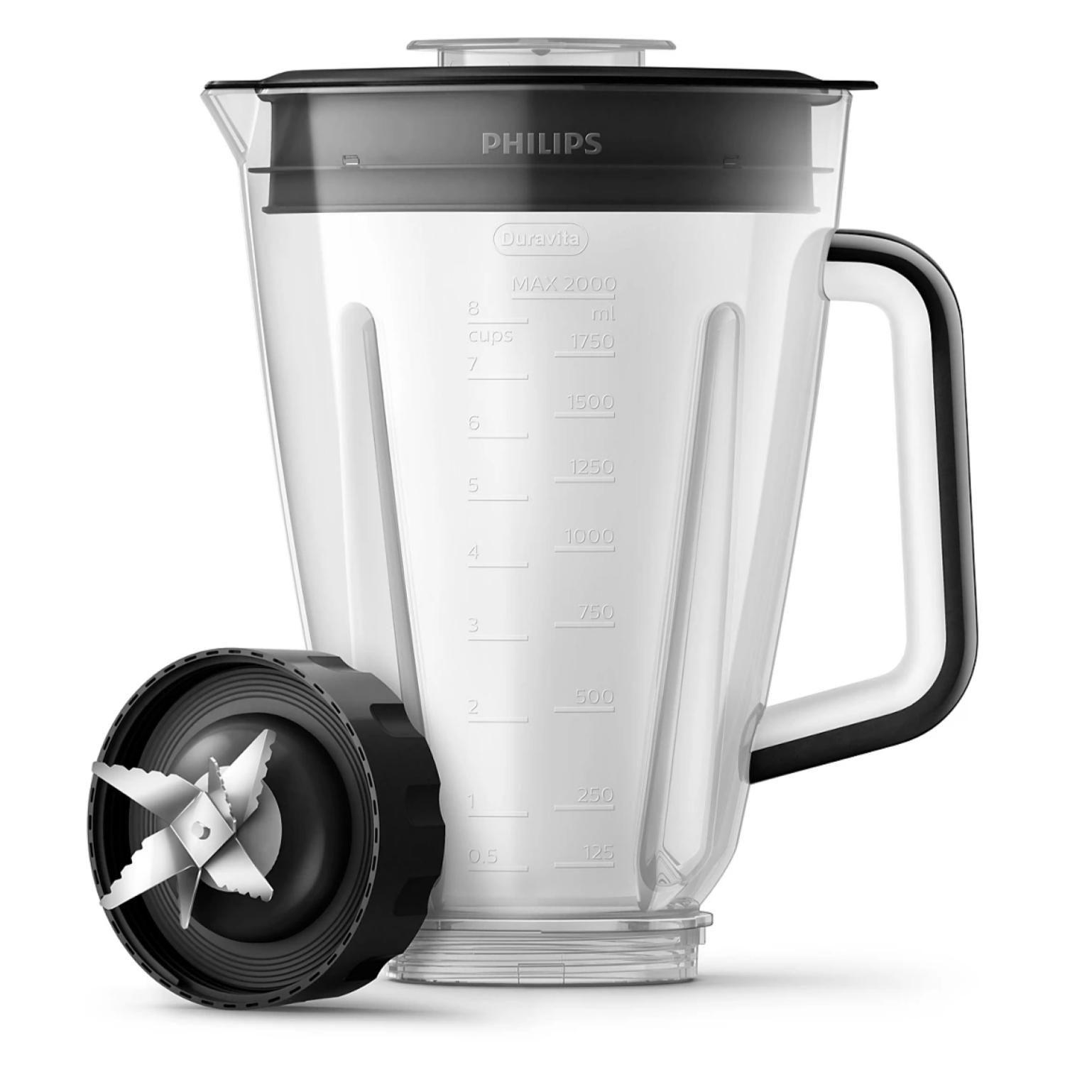 Licuadora Jarra Vidrio 3L 1200W Negro HR2242/92 Philips-3
