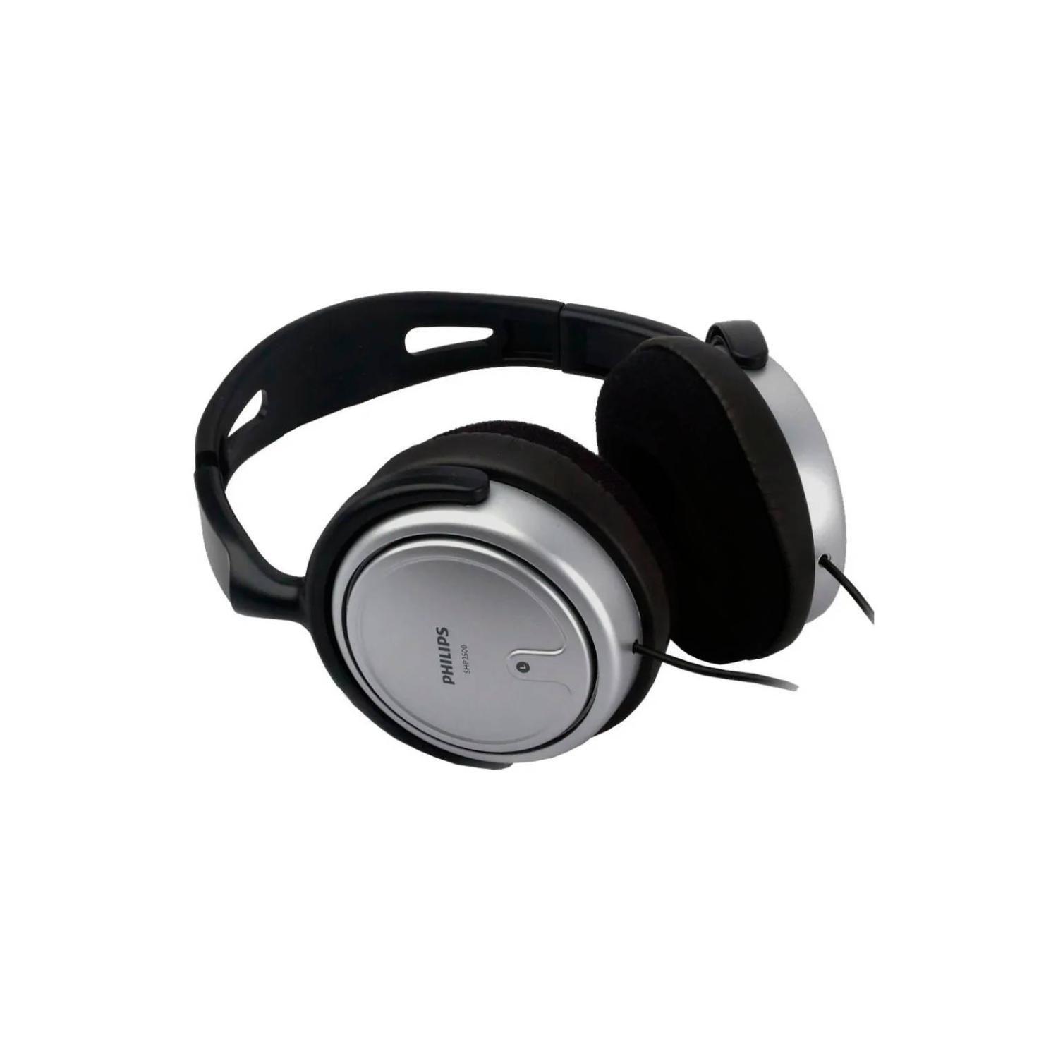 Audifonos Over Ear Jack 3.5mm Gris Shp2500-1